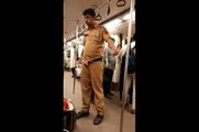 Indian Police Drunk Caught in Public
