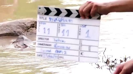 Thai star 2 people bathing in the river