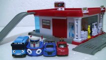 또봇 타요 로보카폴리 패스트레인 주유소 장난감 FastLane Car Toys Tobot Tayo Bus Robocar Poli