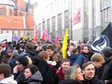 moinluebeck 17.01.2015 Demo gegen Rassismus und Faschismus in Luebeck auf den Schrangen