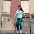 Girl Plays Football Amazingly