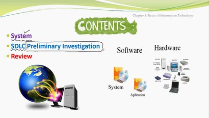 system , SDLC (Preliminary Investigation)