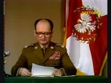 La introducción de la ley marcial de 1981 en Polonia