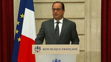 Allocution à la réception des sauveteurs du Thalys