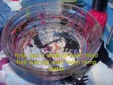 Nail art - Water Marbling on real nails tutorial