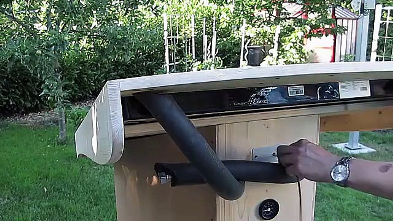 Der Alm- und Gartenwichtel: solar Warmwasser für Gartendusche etc.