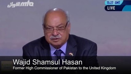 Former High Commissioner of Pakistan to the UK at Ahmadiyya Muslim Convention 2015