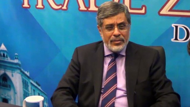 A.K. Memon hosting forum Mr. Zubair Tufail, Secretary General Central - United Business Group (UBG) discussing at Trade Zone Forum.