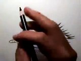 تعليم رسم العين سهل بالقلم الرصاص
