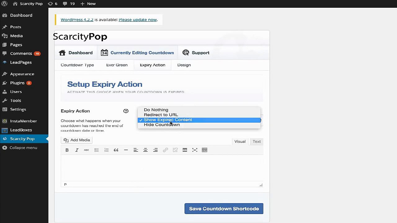 review scarcity pop countdown