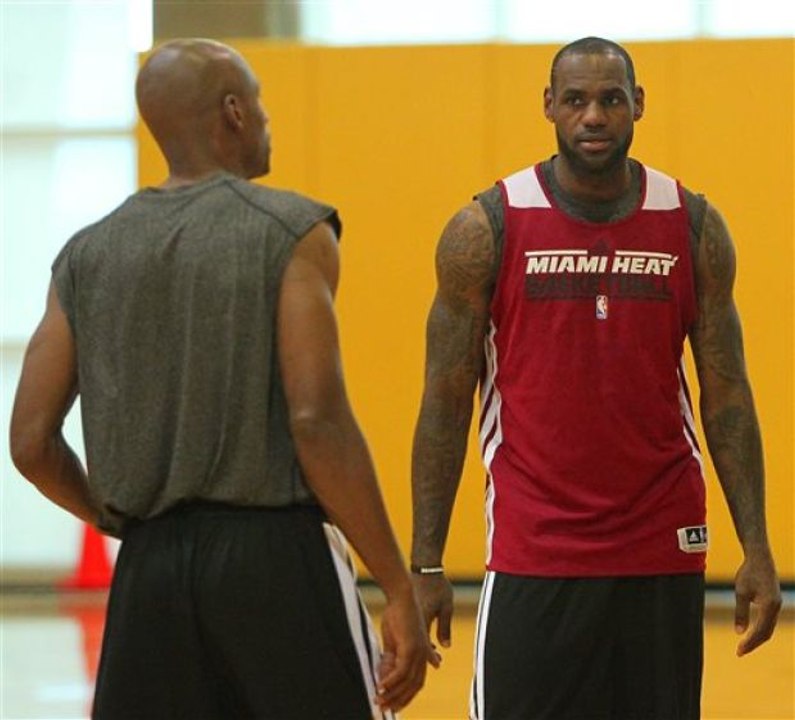 #TBT | Ray Allen Teaches LeBron James How To Properly Shoot 3s