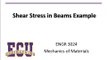 Shear Stress in Beams Example