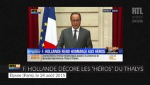 François Hollande décore les 