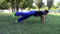 Push up variations leg rotate - Stefano Grifa #15sec #15secworkout #workout