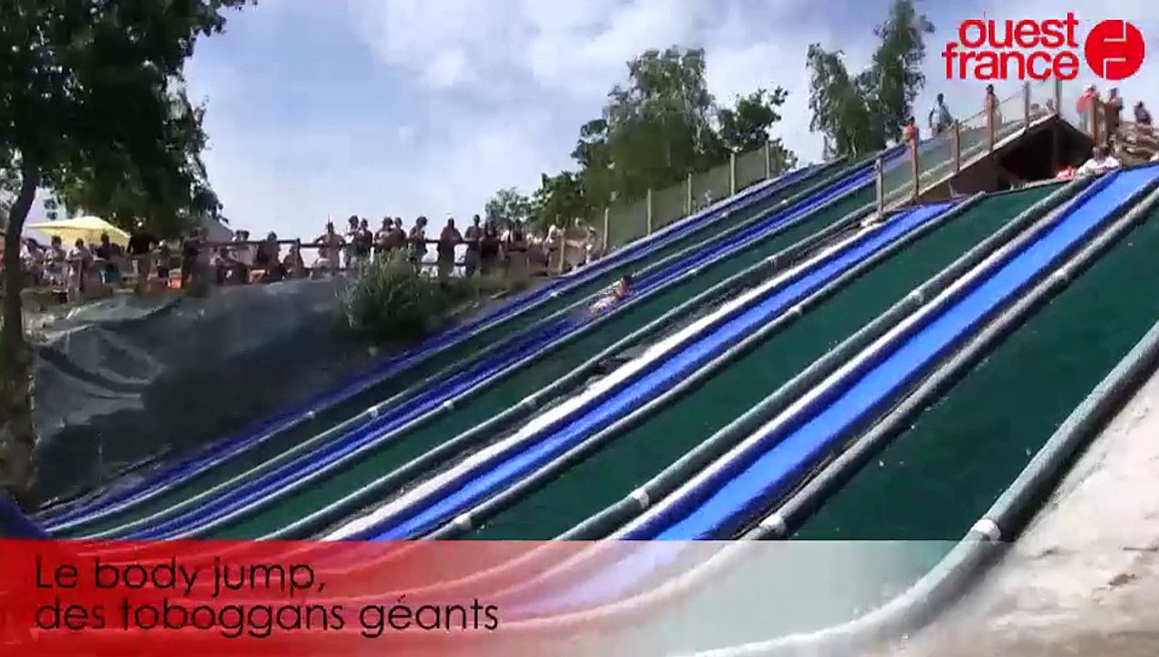 Body jump et blob jump à Eole aventure