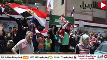 رقص و احتفال صاخب امام لجان إنتخابات الرئاسة 2014 بإمبابه