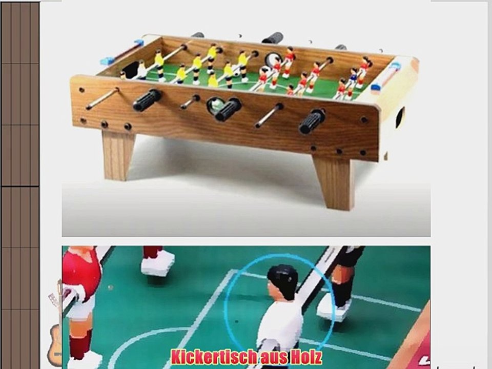 Kicker Tischfu?ball Holz ca. 69cm