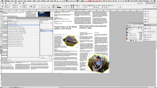 Action Recorder for InDesign! Record once, repeat forever. Supports InDesign CS5-CC