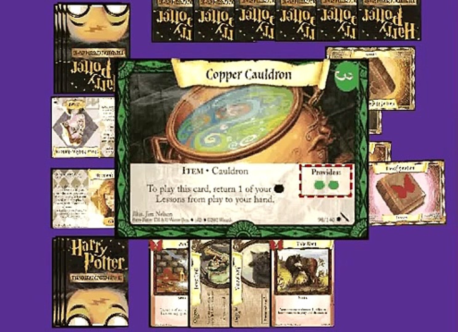 ⁣Harry Potter Trading Card Game Tutorial Part 2