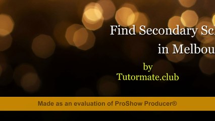 Find Secondary School Tutors Melbourne