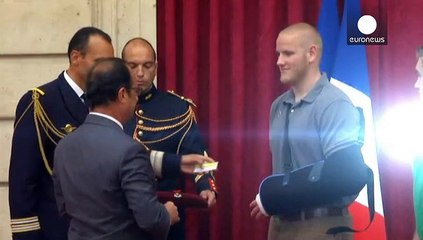 France awards Legion of Honour to men who disarmed train gunman