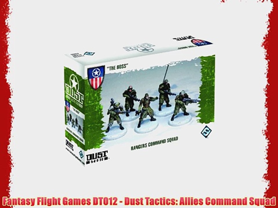 Fantasy Flight Games DT012 - Dust Tactics: Allies Command Squad