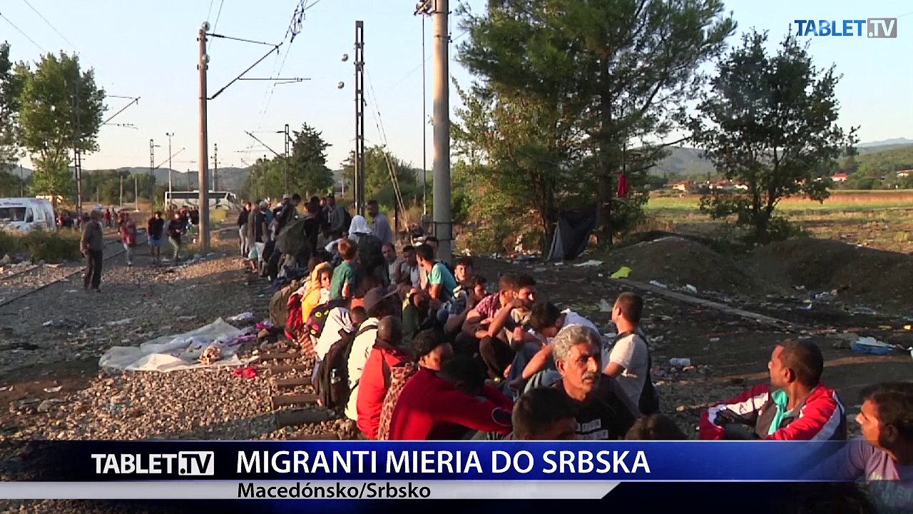 K hranici Macedónska dorazilo za 24 hodín 5000 utečencov
