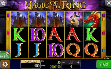 Magic of the Ring Free Spins Bonus Win
