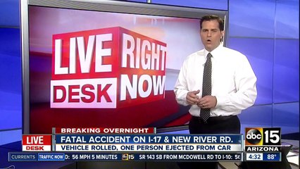 One person killed in crash on Interstate 17