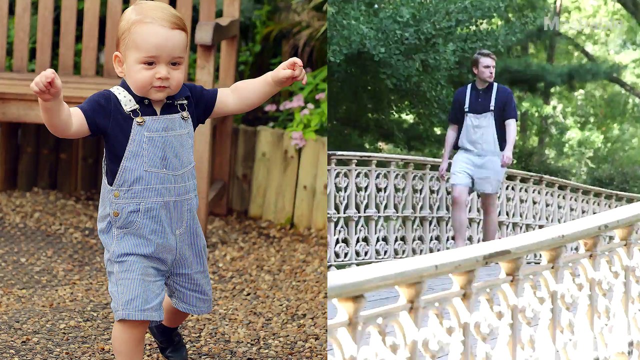 Journalist dresses as royal baby Prince George for a whole week