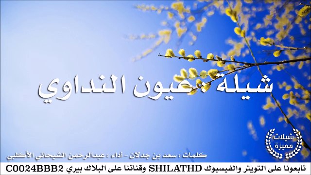 شيلة : عيون النداوي - أداء : عبدالرحمن الشيحاني الأكلبي | أصلي + مسرع | #شيلات #صوتيات