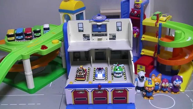 타요 뽀로로 주차장 로보카폴리 구조본부 장난감 Robocar Poli Tayo The Little Bus Pororo Parking Lot Toys