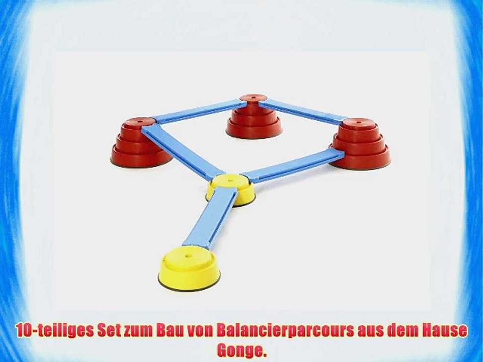 Build?n?Balance Parcours - 10tlg. Set zum Bau von Balancierparcours aus dem Hause Gonge!