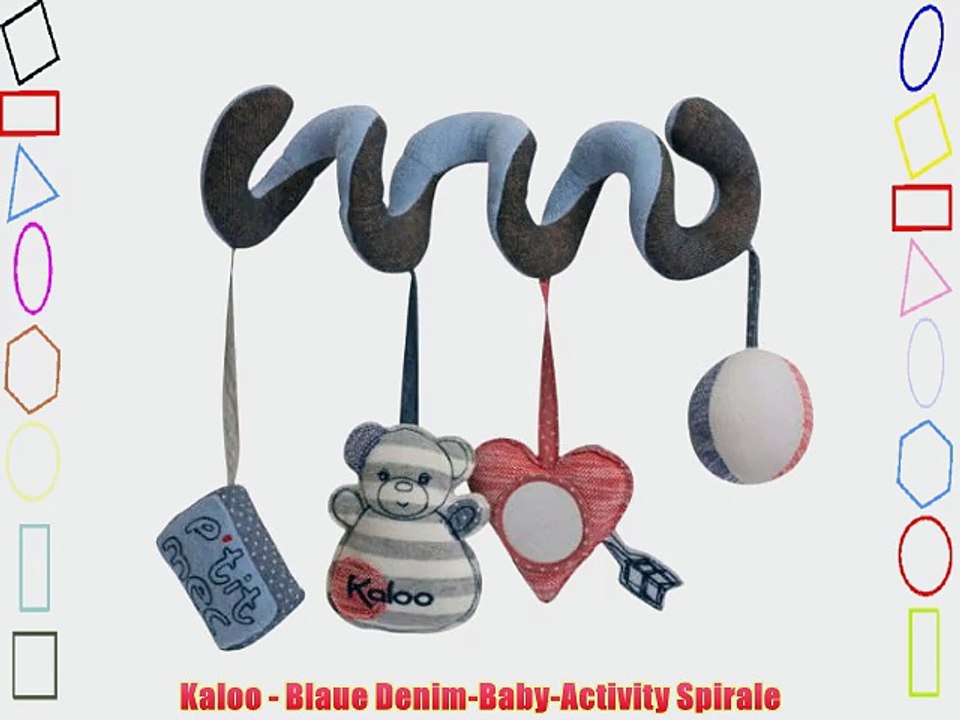 Kaloo - Blaue Denim-Baby-Activity Spirale