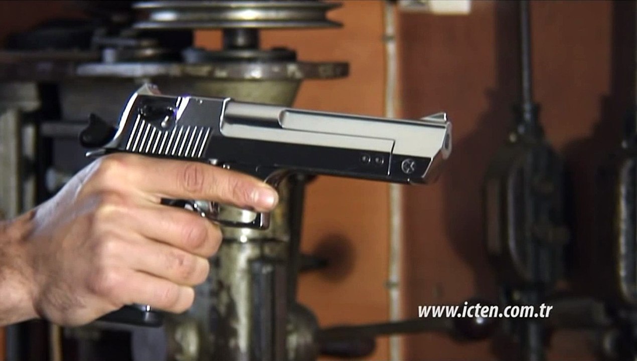 Silah- Kurusıkı Desert Eagle Nikel ( Blank Firing Gun)