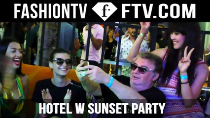 Seductive scenes at the Hotel W exclusive sunset party! | FashionTV