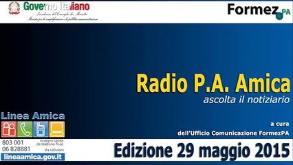 Radio PA Amica 29 maggio 2015