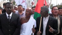 Gandhi, Martin Luther King and Mandela visit Bilin 05/03/10 by Haitham Al Katib