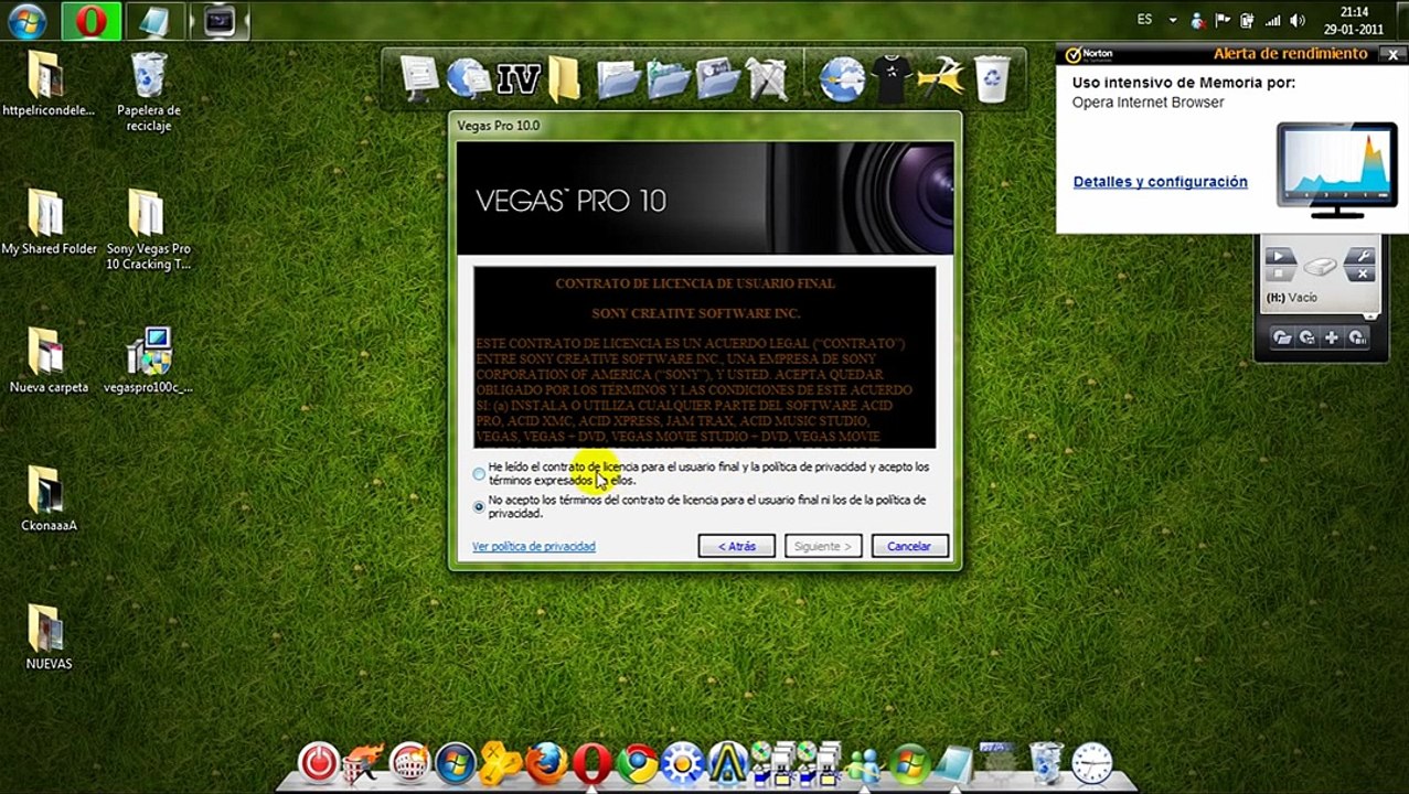 Como Descargar E instalar sony vegas pro 10 Full Español HD MARZO 2013