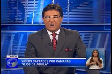Captado accidente de tránsito por cámaras “Ojos de águila”