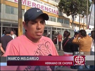 Costa Verde: Roca cayó sobre parabrisas e hirió a conductor