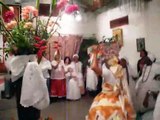 ILÊ AXÉ AGAWERÊ XAPANÃ  -  Festa no candomblé - nação Nagô Egbá - Orixás dançando.  - filmagem festa iansã - nov 2007 - acarajé