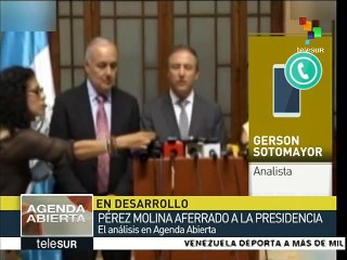 Sotomayor: Pérez Molina sólo tiene apoyo de tres ministros