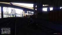 GTA 5 cascade en moto