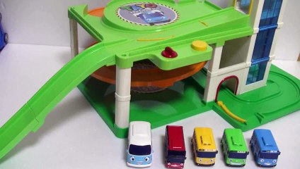 타요 주차장 장난감 꼬마버스 Tayo The Little Bus Toys Мультфильмы про машинки Игрушки Тайо