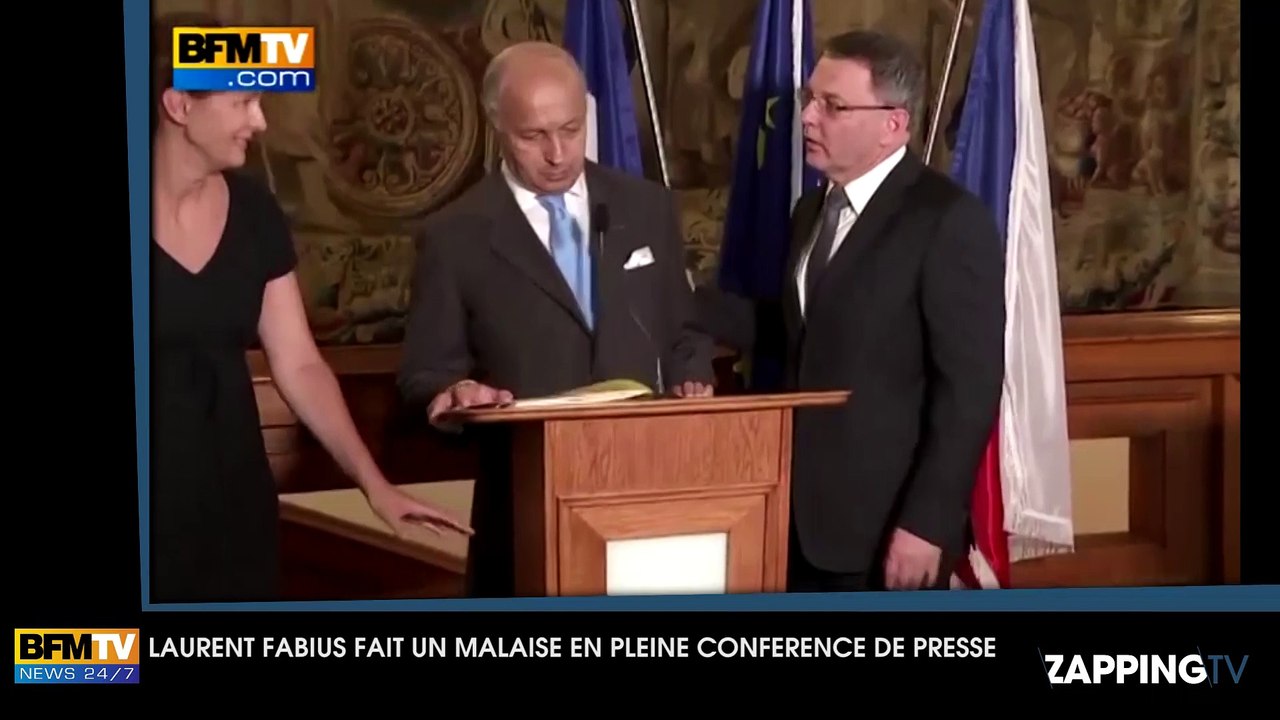 Laurent Fabius victime d'un malaise à Prague, son entourage rassure !