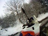 Honda Dominator: Incident on Ice