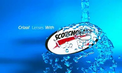 Crizal scotchgard lens coating - anti reflection & anti scratch