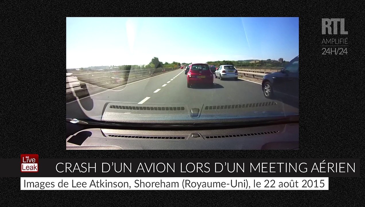 Crash d'un avion à Shoreham : d'autres images impressionnantes