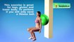 Best butt firming workout: sculpt your glutes, thighs and legs with squats on an exercise ball